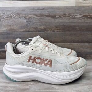 Hoka One One Skyflow Womens Size 10 B White Running Shoes Sneakers 1155113 FTRS